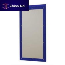 Wall-mounted bathroom mirror 92213BLcontemporaryrectangularstainless steel