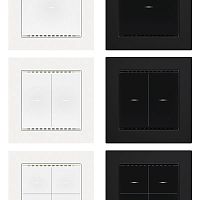 Home automation system control keypad CALA KNX M-Tfor heating systemsfor lightingwall-mounted