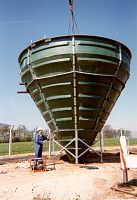 Settling tank Conical Settlement Tankfor wastewatermetalvertical