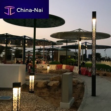 Contemporary light column ANATOLIANaluminumLEDoutdoor