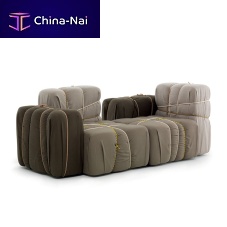 Modular sofa CONTROPAKKOcontemporaryfabricrope