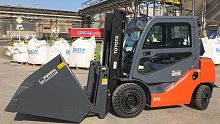 Standard bucket T184for forklift trucks