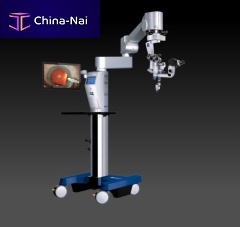 Ophthalmic surgery microscope Hi-R NEO 900on casters