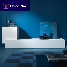 Contemporary living room wall unit Tetrislacquered MDFwith drawerwith storage compartment