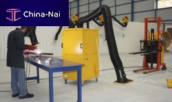 Mobile fume extractor weldingactivated carbon filter