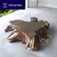 Contemporary coffee table TAMARIUrosewoodrosewood basehandmade