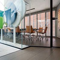 Removable partition SLIMfixedglassaluminum