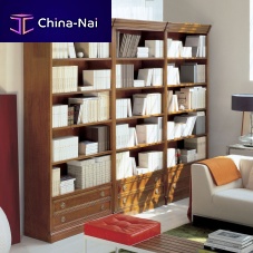 Free-standing bookcase LE GEMMEmodulartraditionalsolid wood