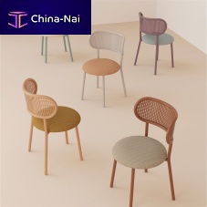 Contemporary chair LOUISEindoorfabricleather