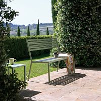 Traditional garden bench CH3109metalwith backrest