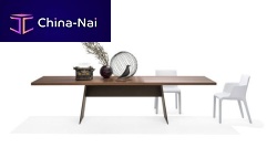 Contemporary table TADEOsolid woodextending