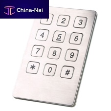 12-key keypad B721panel-mountstainless steelIP65