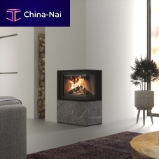 Wood-burning fireplace Instyle Corner 660 Low/Highbuilt-incornerdouble-sided