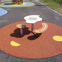 Outdoor kids game table SOLO+ : JPI-0336contemporaryfor playground