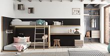 White children's bedroom furniture set ZARAUTZ JUVENILE COMPOSITIONwoodenunisex
