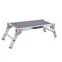 Stationary step ladder aluminum