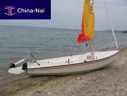 Double-handed sailing dinghy CL14recreationalsymmetric spinnaker