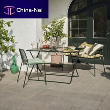 Contemporary table EDEN powder-coated steelmetal baserectangular
