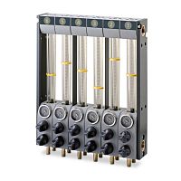 Volumetric flow regulator 110hydraulicfor liquidsfor injection molding machines