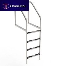 Dock ladder fixedboardingpolished stainless steel