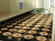 Automatic cake production line