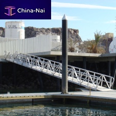 Dock gangway aluminumwith handrails