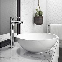 Countertop washbasin ILEANA®Solid Surfacehigh-glosswithout hole