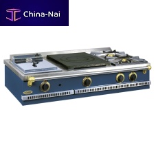 Gas cooktop SOUVERAINE 4 burnercountertopwith knobs