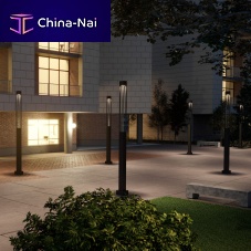 Contemporary light column XDOMUScast aluminumLEDoutdoor