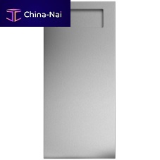 Bathroom trash can P740built-inbrushed stainless steelfor paper towels