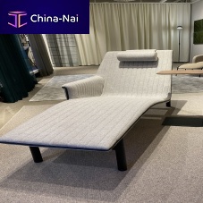 Contemporary daybed PLANARfabricleatheroak