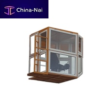 Construction equipment booth for overhead cranes