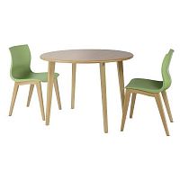 Contemporary chair WEBBYindooroaknylon
