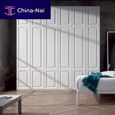 Traditional wardrobe VINTAGEglossy lacquered woodwith swing doors
