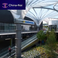 Textile architectural membrane ETFEETFEfor tensile structurescladding
