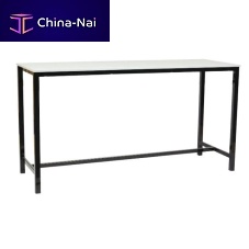 Contemporary high bar table OXFORDsteellaminatemetal base