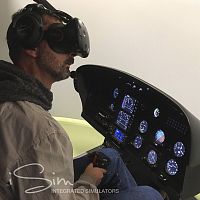 Aircraft simulator e-Dive trainingcockpit
