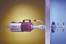Dynamic agitator Rummager®, Mixquip®batchfor liquidsside-mount