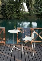 Contemporary high bar table TAmetalroundhome