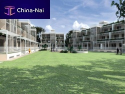 Modular building VILLAGE DE VACANCESprefabconcretefor housing developments