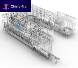 Bottle top rinser-filler-capper for the pharmaceutical industry
