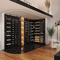 Wall-mounted shelving system MODULO-Xcontemporaryaluminumhome