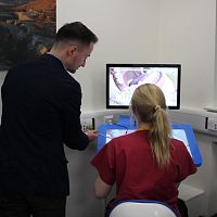 Training simulator Virteasy Classroomdental careworkstationhaptic
