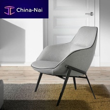 Contemporary armchair 5065 fabricpainted steelupholstered