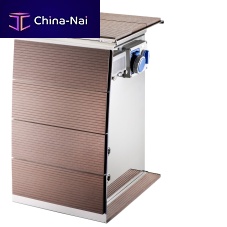 Fire pedestal SMART POWER with built-in lightinformationpayment