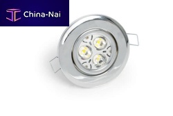 Surface-mounted light fixture AR 02LEDroundfor display cases