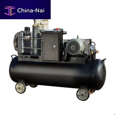 Tank-mounted compressor AHX series2 screwsairelectrically-powered
