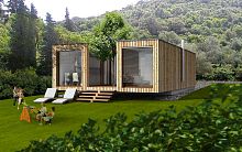 Prefab house EK 007eco-friendlycontemporarysingle-story