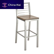 Contemporary bar stool RONDAwoodenvinylfiberglass