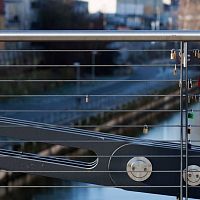 Outdoor steel cable I-SYS®for tensile structuresfor facadestainless steel